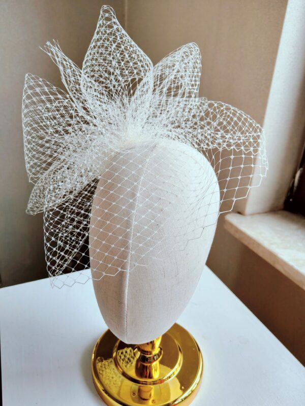 woalka ślubna alternatywa welonu Przestrzenna woalka ślubna Bella